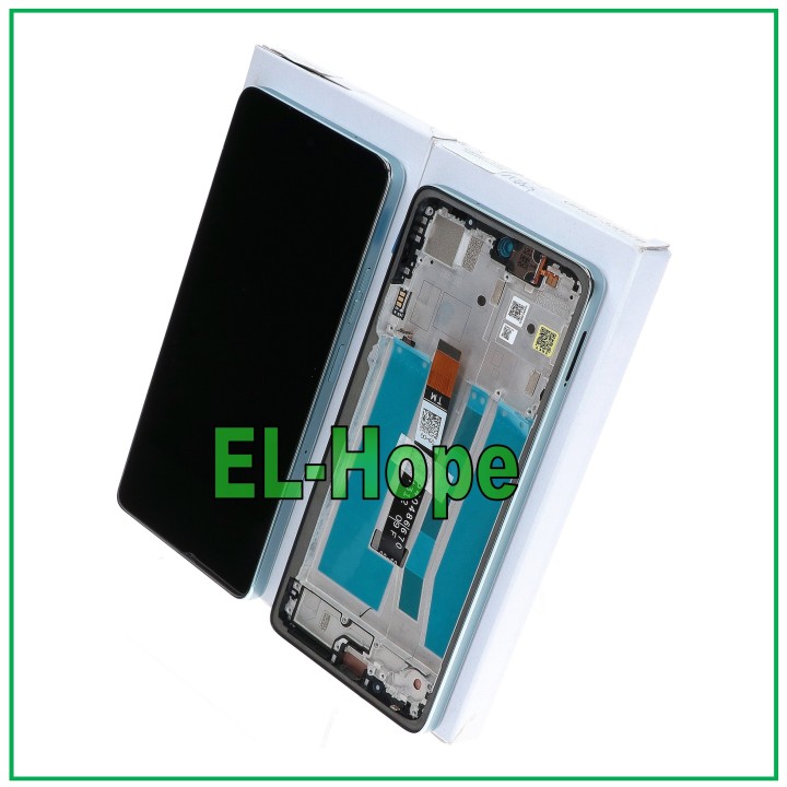 Écran LCD + cadre d origine pour Motorola Moto G75 5G XT2437 Touch Green