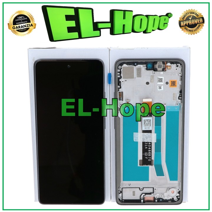 Cadre d e'cran LCD d origine pour Motorola Moto G75 5G XT2437 Touch Gray