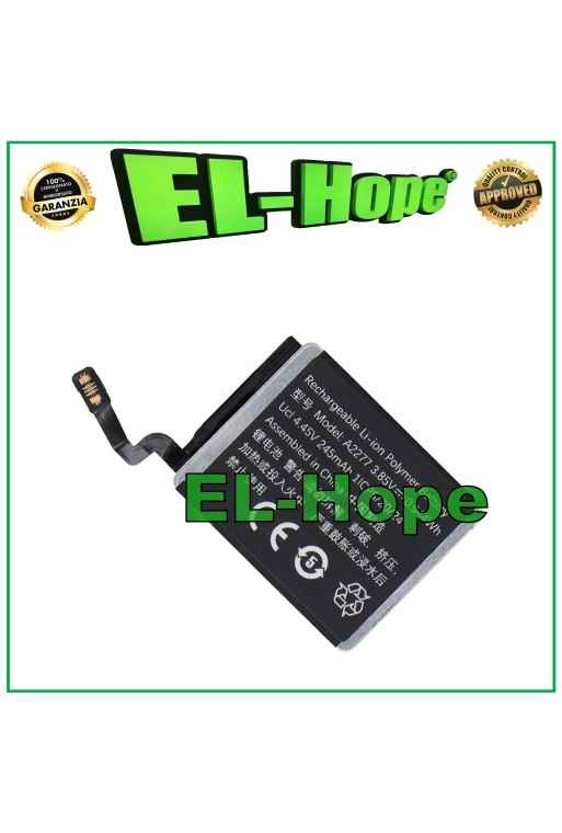 Pile pour Apple Watch Series 5 40 mm, re'fe'rence A2277, 245 mAh