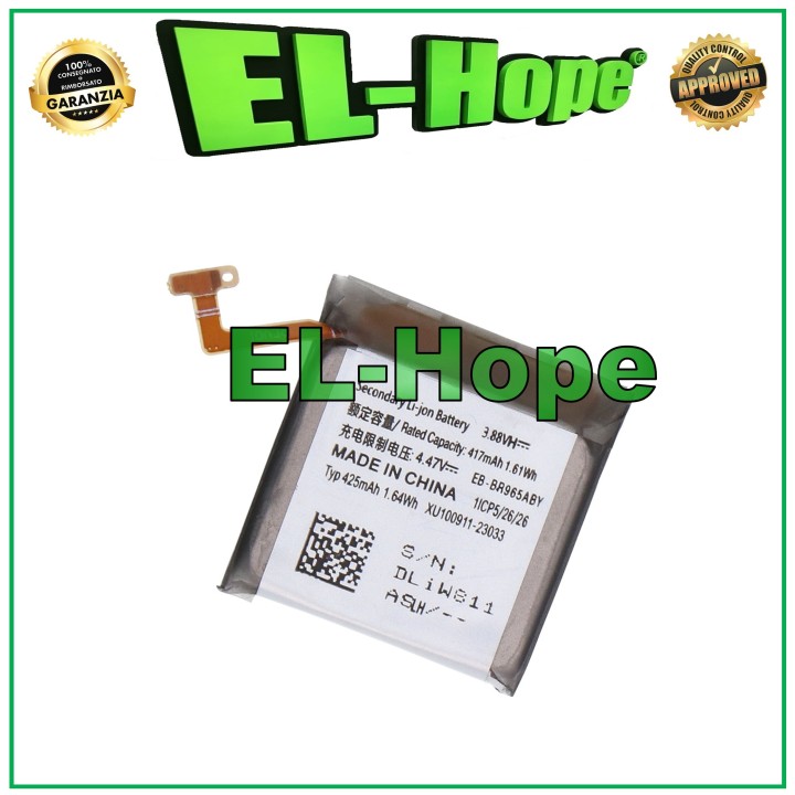 Batterie EB-BR965ABY pour montre connecte'e Samsung Galaxy Watch 6 SM-R965 47 mm 417 mAh