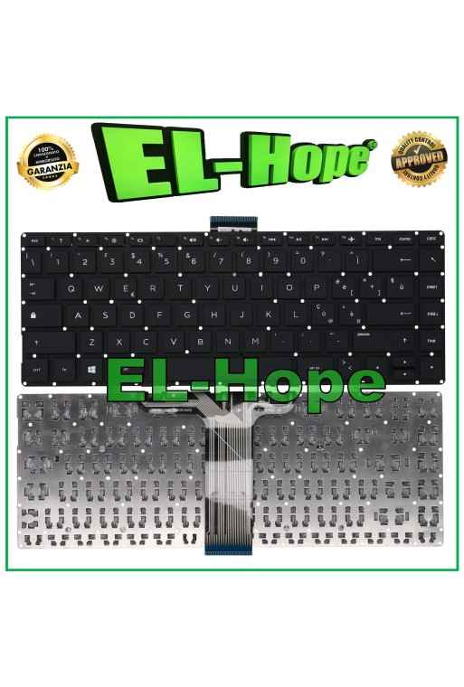 Clavier italien pour ordinateur portable HP Stream 14-AX 14-CB noir 