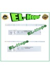 Kit de 3 barres LED 8 pouces pour te'le'viseur Haier LED42D08A-ZC23AG-04 / LED42D08B-ZC23AG-04