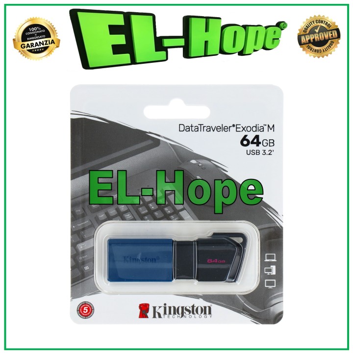 Cle' USB Kingston 64 Go Cle' USB DTX Originale USB 3.2