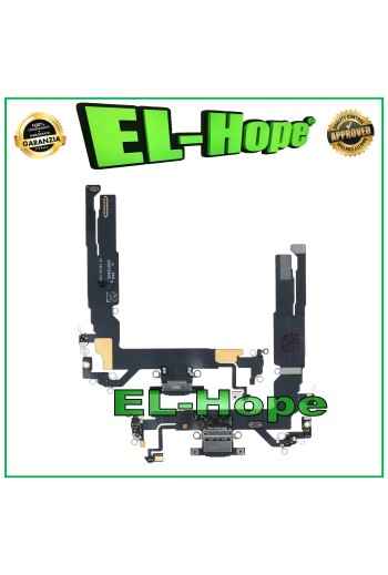 Connecteur de charge pour iPhone 17, microphone, antenne, station de charge, noir plat