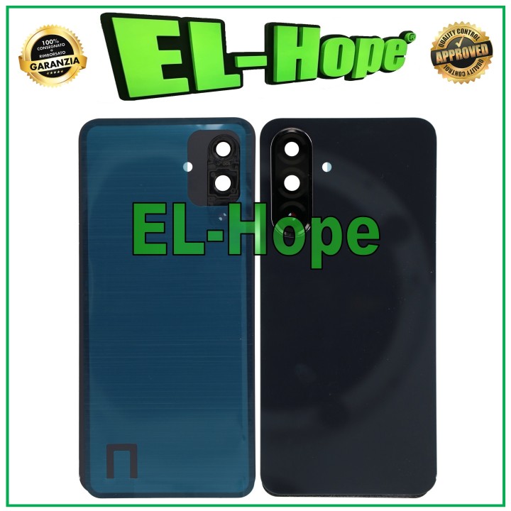 Coque arrie're en verre noir avec protection batterie pour Samsung Galaxy A36 5G SM-A366