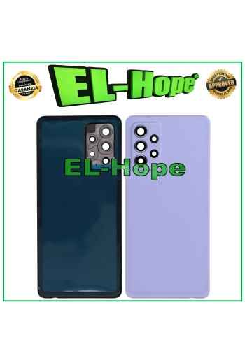 Coque arrie're de batterie violette pour Samsung Galaxy A52S SM-A528