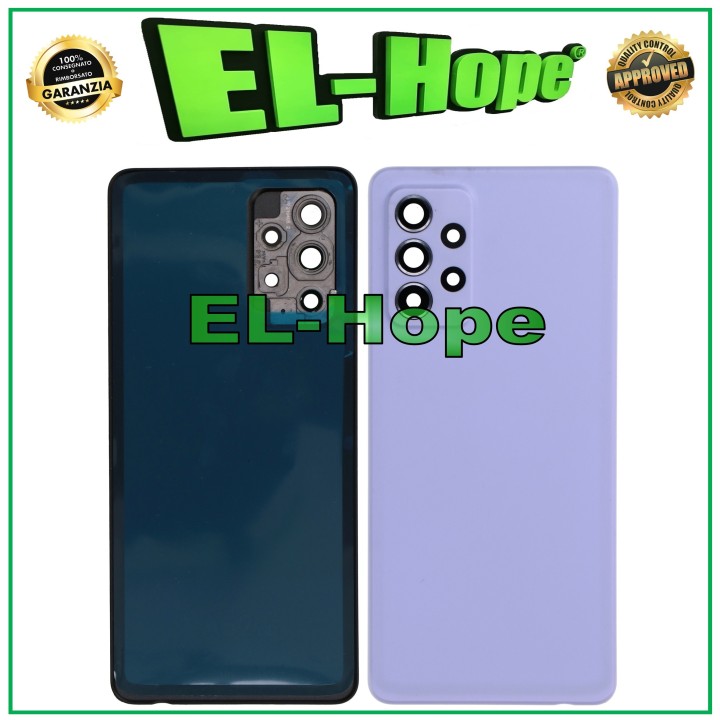 Coque arrie're de batterie violette pour Samsung Galaxy A52S SM-A528