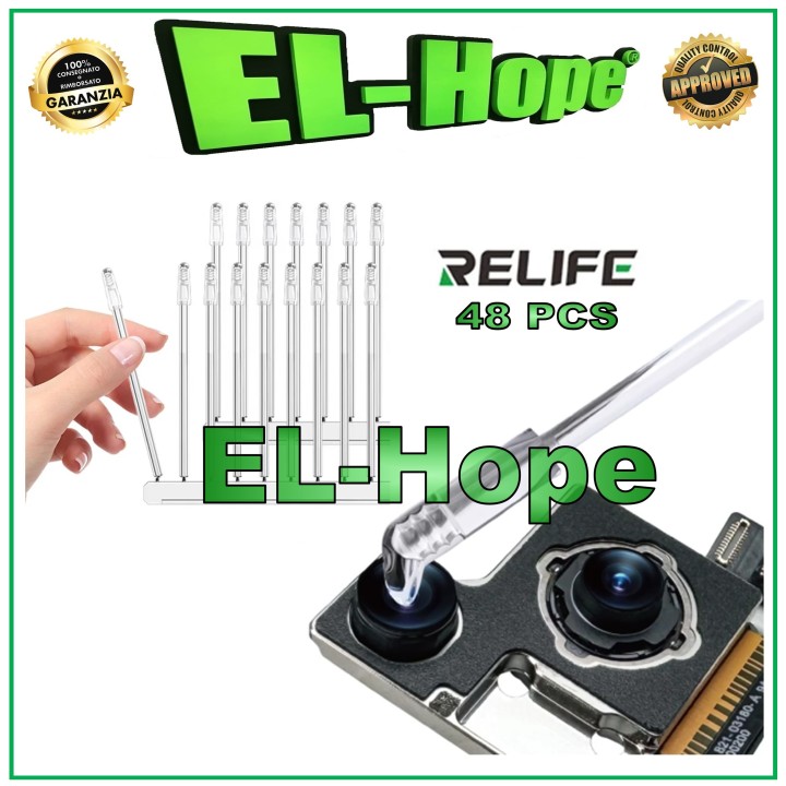 KIT DE 48 BÂTONNETS RELIFE RL-094 NETTOYANT GEL RÉSINE POUR LEVIER D OBJECTIF D APPAREIL PHOTO