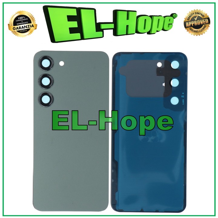Cache-batterie arrie're pour Samsung Galaxy S23 SM-S911, coque arrie're verte