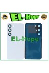 Coque arrie're en verre cre'me pour Samsung Galaxy S23 SM-S911, batterie