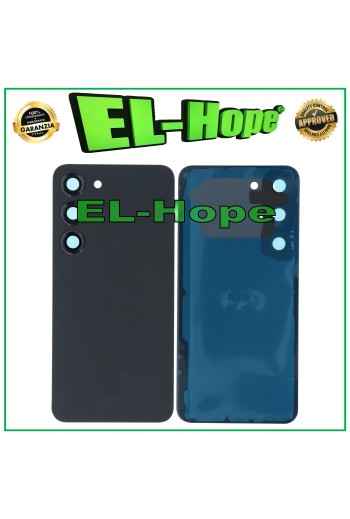 Coque arrie're en verre noir pour Samsung Galaxy S23 SM-S911