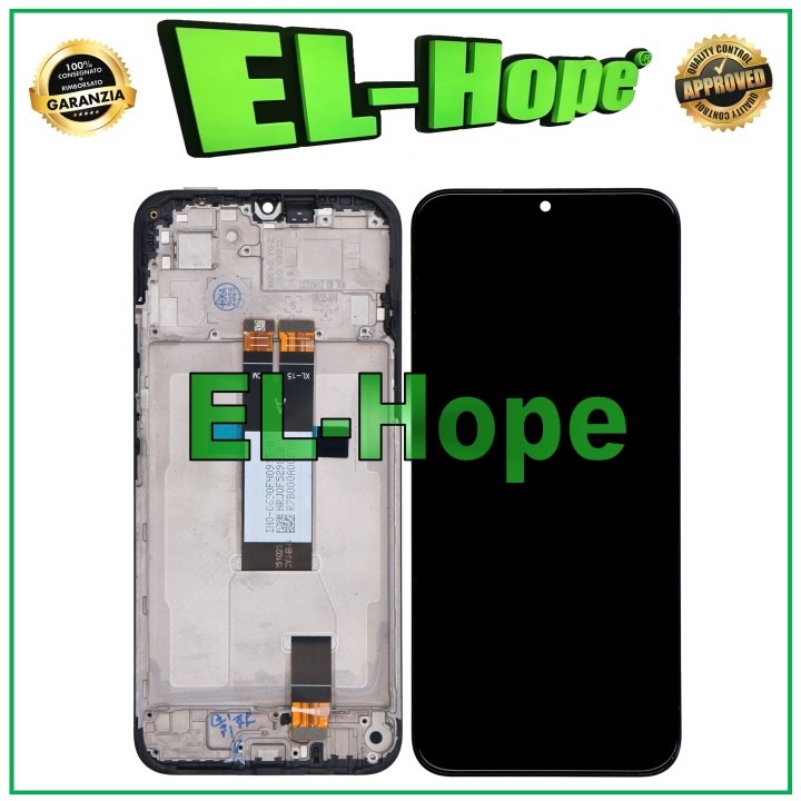 Écran LCD + cadre pour Xiaomi Redmi 15C 25078RA3EA (e'cran tactile, version grand format plat).