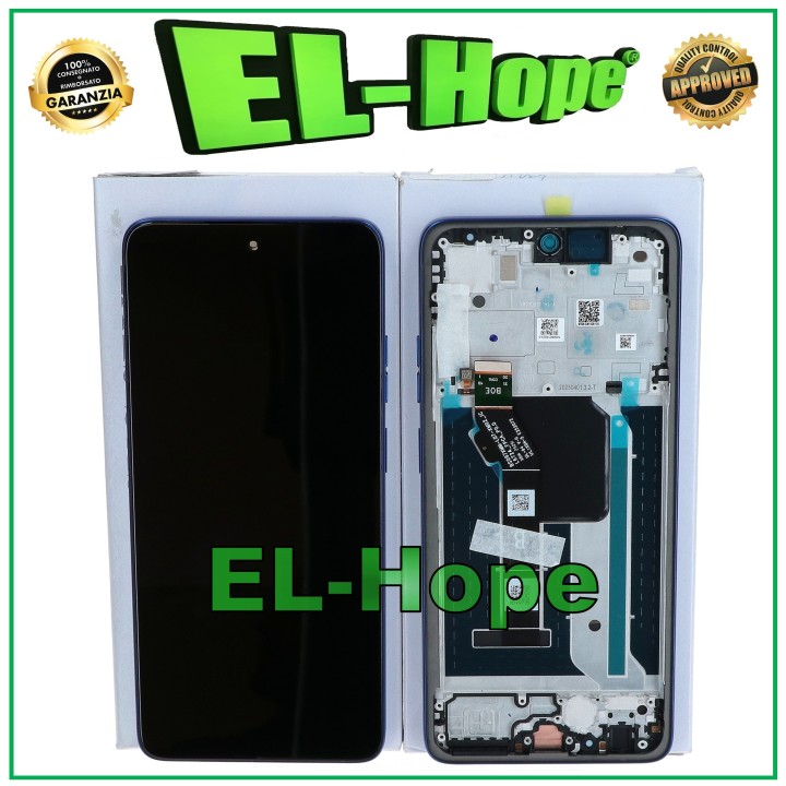 SERVICE DE CADRE D ÉCRAN TACTILE BLEU POUR MOTOROLA MOTO G56 XT2529