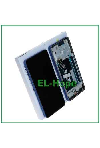 SERVICE DE CADRE D ÉCRAN TACTILE BLEU POUR MOTOROLA MOTO G56 XT2529