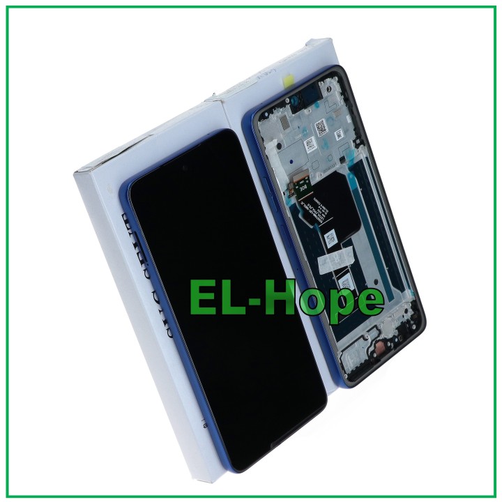 SERVICE DE CADRE D ÉCRAN TACTILE BLEU POUR MOTOROLA MOTO G56 XT2529