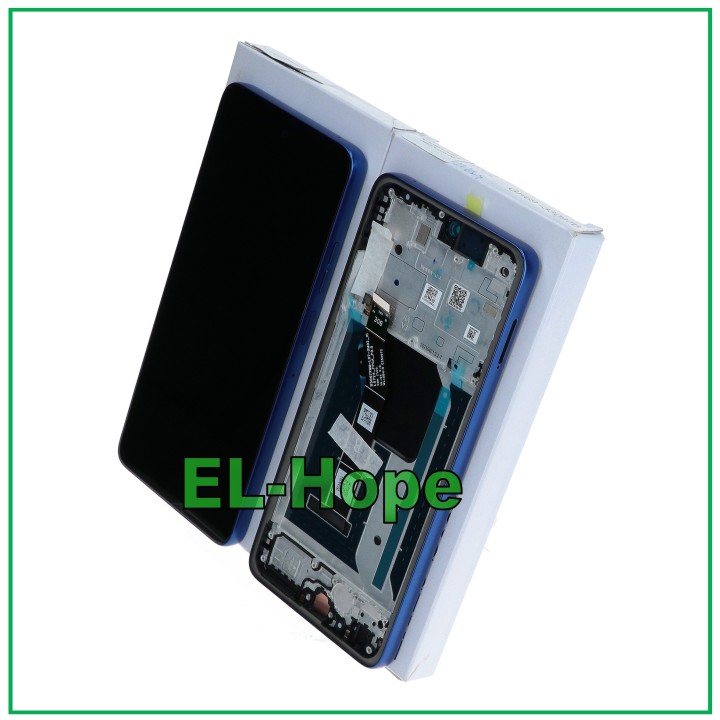 SERVICE DE CADRE D ÉCRAN TACTILE BLEU POUR MOTOROLA MOTO G56 XT2529