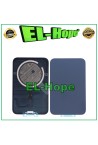 Coque arrie're en verre + MagSafe pour iPhone 17 Pro Max bleu