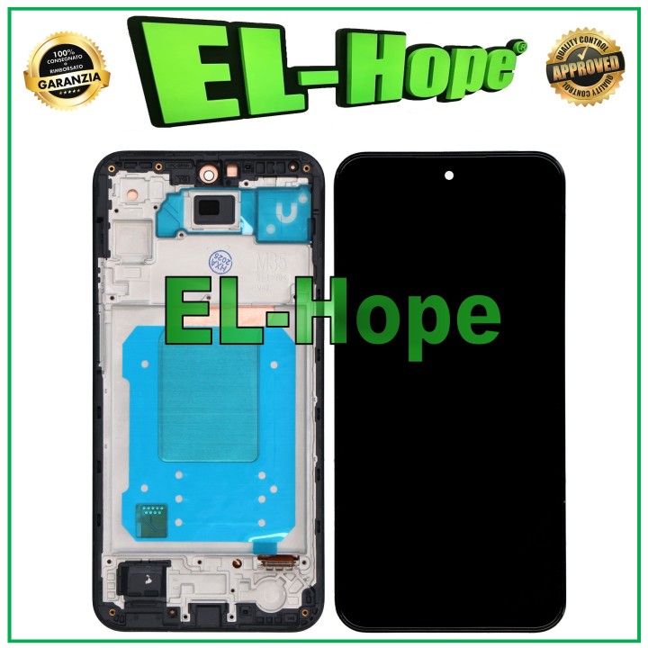 Écran LCD TFT + cadre pour Samsung Galaxy M35 5G SM-M356B tactile noir