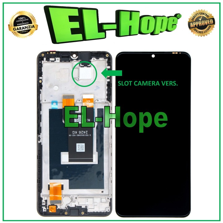 Écran LCD + cadre pour ZTE Blade A73 5G, e'cran tactile en verre avec fente, version 1