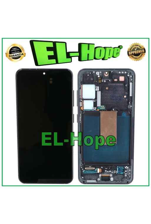 Écran tactile OLED LCD pour Samsung Galaxy S23 5G 2023 SM-S911, cadre noir