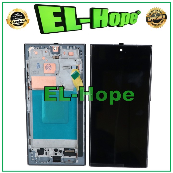 Écran tactile TFT LCD + cadre pour Samsung Galaxy S24 Ultra SM-S928 noir