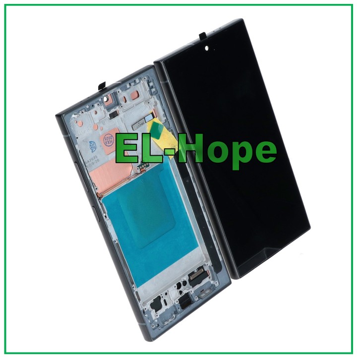 Écran tactile TFT LCD + cadre pour Samsung Galaxy S24 Ultra SM-S928 noir