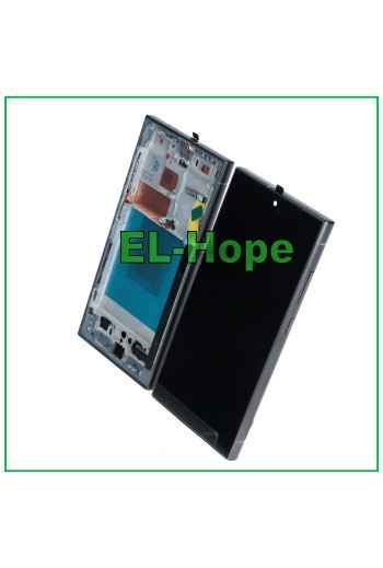 Écran tactile TFT LCD + cadre pour Samsung Galaxy S24 Ultra SM-S928 noir