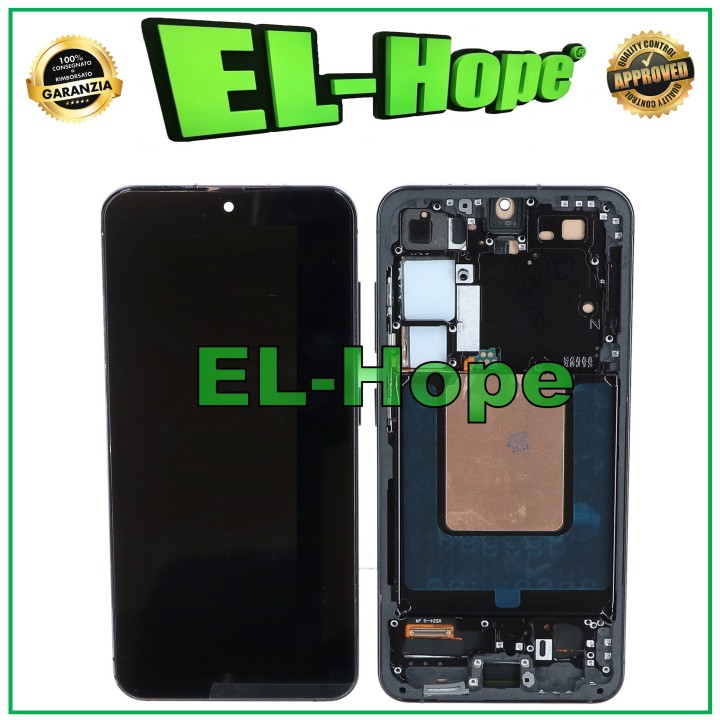 Écran tactile TFT LCD + cadre pour Samsung Galaxy S24 5G 2024 SM-S921 Noir