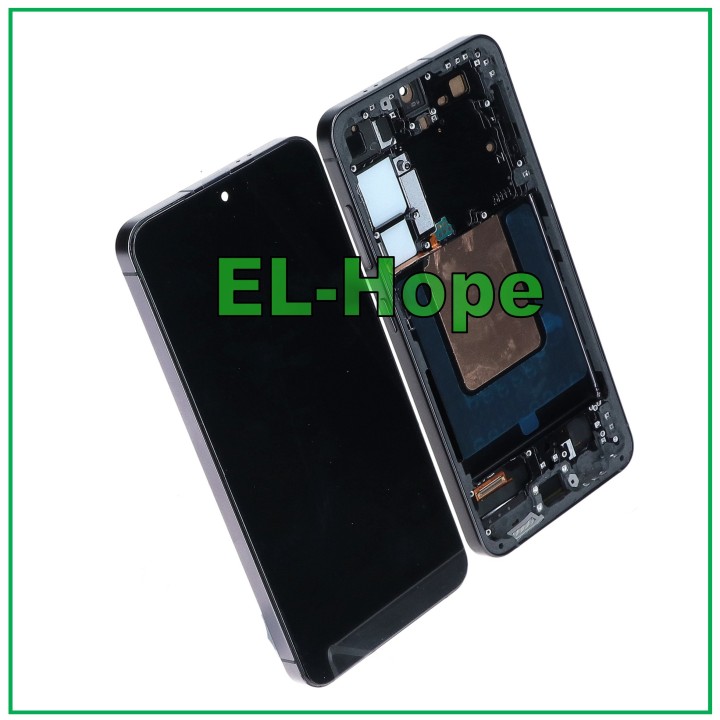 Écran tactile TFT LCD + cadre pour Samsung Galaxy S24 5G 2024 SM-S921 Noir