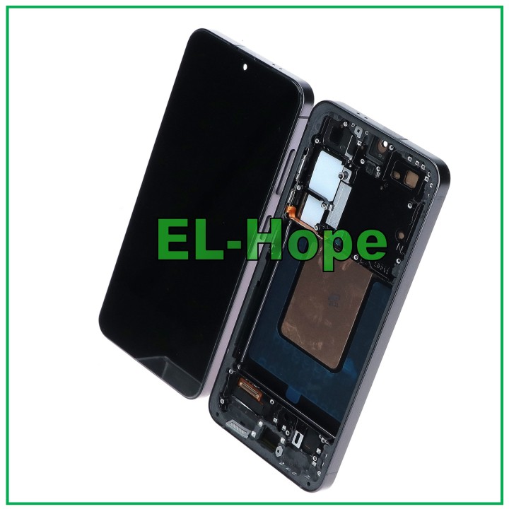 Écran tactile TFT LCD + cadre pour Samsung Galaxy S24 5G 2024 SM-S921 Noir