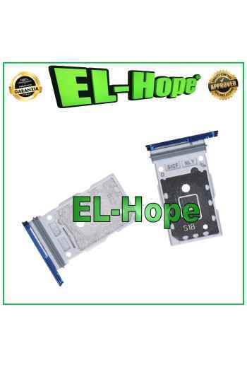 Étui double pour carte nano SIM Samsung Galaxy S25 5G SM-S931 (bleu)