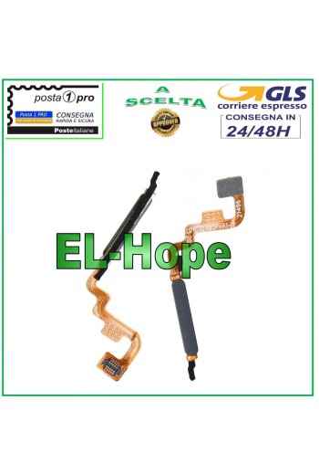 Touche a' empreinte digitale plate et flexible pour Xiaomi Redmi Note 12S 4G 2303CRA44 Noir