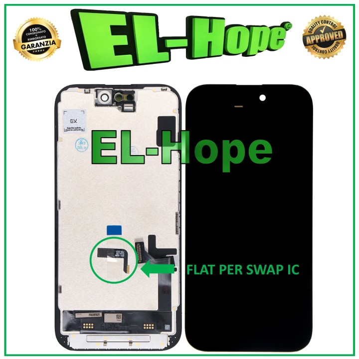 Écran OLED LCD souple pour Apple iPhone 15, e'cran tactile en verre GX original