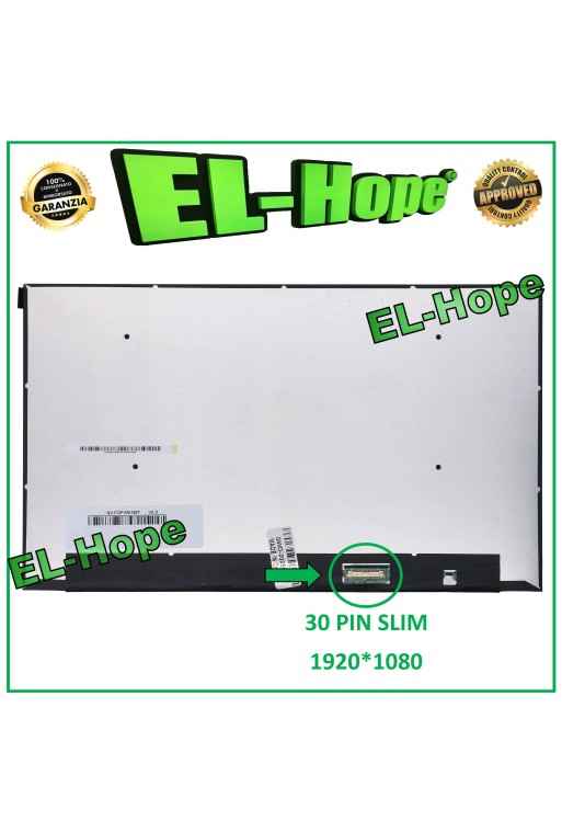 Écran LCD NE133FHM-N51 pour ordinateur portable 13,3 pouces, 30 broches, fin, re'solution 1920 x 1080, Full HD, LED
