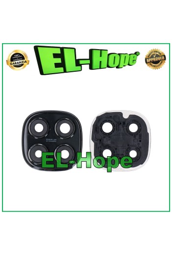 Cadre d objectif de came'ra arrie're pour Xiaomi Redmi Note 14 Pro 4G, re'fe'rence 24116RACCG, noir