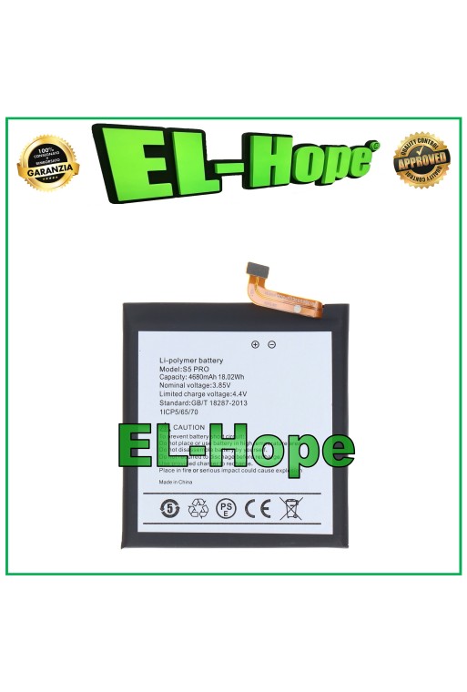 Batterie 1ICP5/65/70 S5 PRO pour UMIDIGI 4680 mAh e'quivalente a' l originale