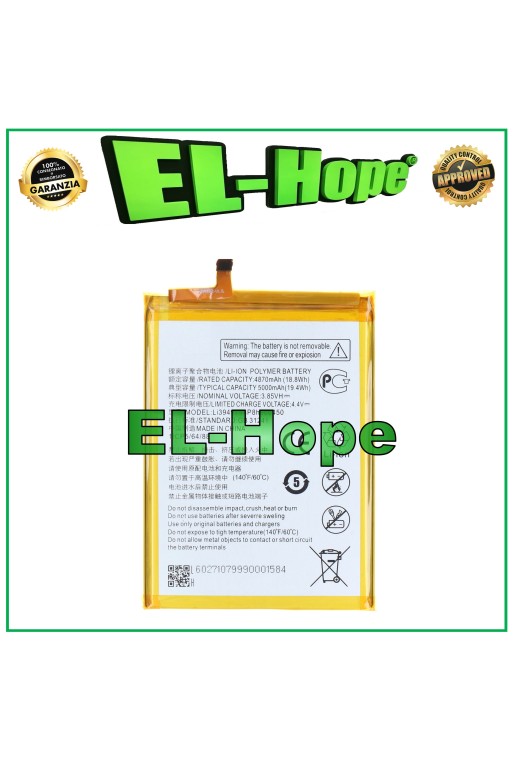 Batterie Li3949T44P8H906 pour ZTE Blade A72S A7050 5000 mAh, e'quivalente a' le originale