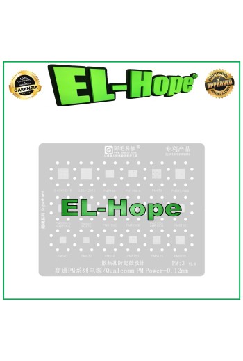 Pochoir de reballage QUALCOMM AMAOE PM3 pour puces PM8150 PM6125 PM660D