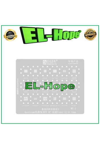 Pochoir de reballage Qualcomm Amoe MP2 pour puces PM7250, PMX55, PM6350 et PM7150A 