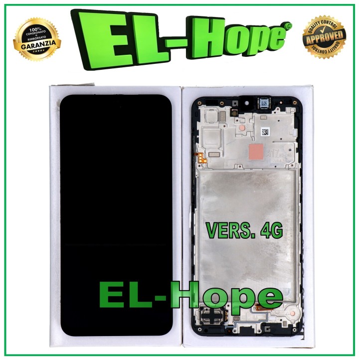 Cadre de service d e'cran tactile LCD d origine pour Samsung A17 4G SM-A175 GH82-38527A