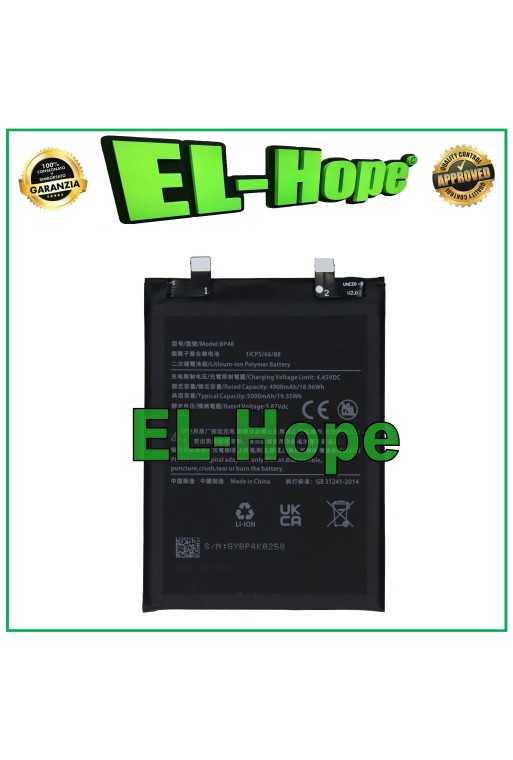 Batterie BP4K pour Xiaomi Poco F5 / X5 Pro 5G 5000 mAh, e'quivalente a' le originale