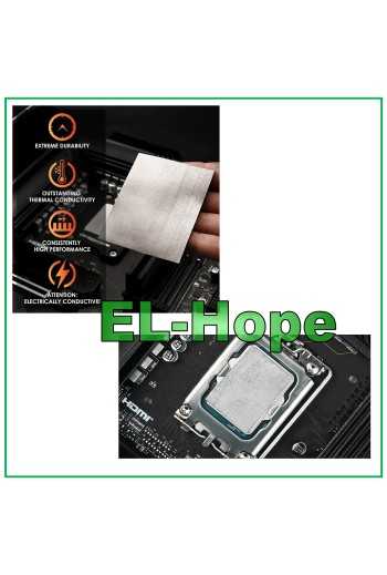 Pâte thermique en feuille de graphe'ne THERMAL GRIZZLY 24 x 12 mm pour processeur, carte graphique, PS5, PS4 et Xbox