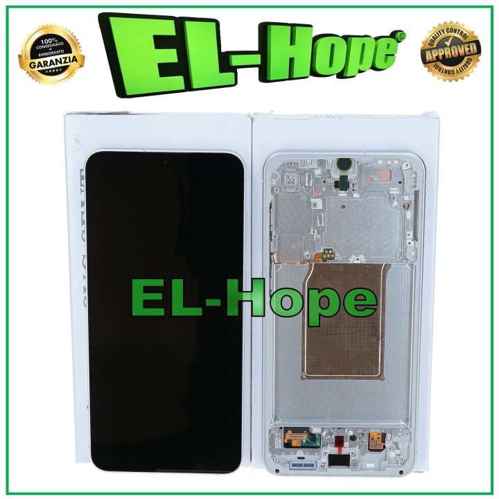 Cadre et e'cran d origine pour Samsung S25 FE 5G 2025 SM-S731 tactile blanc GH82-38431B