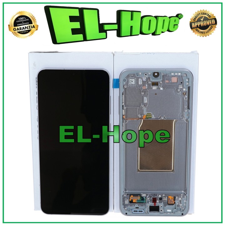 Cadre et e'cran d origine pour Samsung S25 FE 2025 SM-S731 tactile noir de jais GH82-38431A