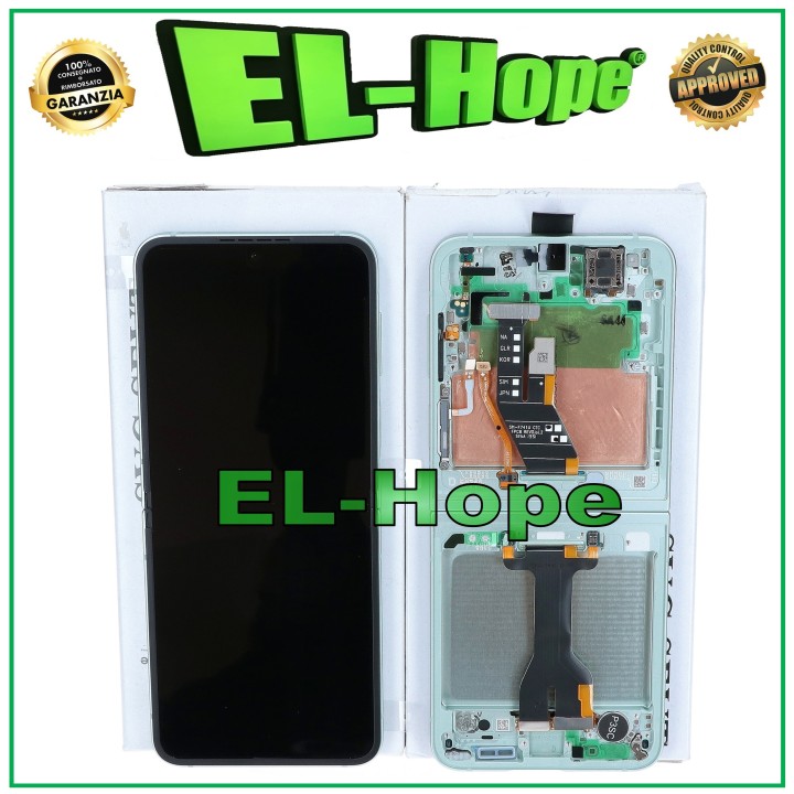 SERVICE D ÉCRAN TACTILE D ORIGINE SAMSUNG Z FLIP 6 5G SM-F741B VERT GH82-35013D