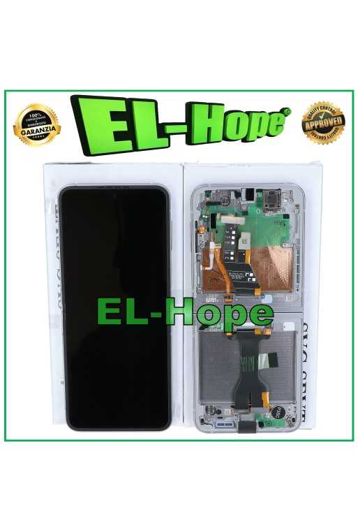 Écran tactile LCD d origine pour Samsung Galaxy Z Flip 6 5G SM-F741B argent.