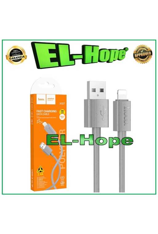 Câble de donne'es universel HOCO pour iPhone, gris, 1 m