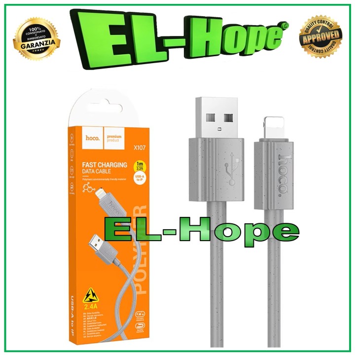 Câble de donne'es universel HOCO pour iPhone, gris, 1 m