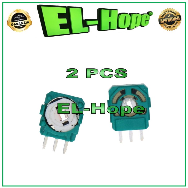 PAIRE DE 2 POTENTIOMÈTRES AJUSTEURS DE 2,3 kΩ POUR MANETTE ANALOGIQUE PS5