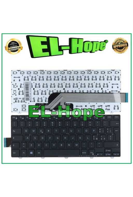 Clavier italien pour ordinateur portable Dell Inspiron Gaming 14 3452 3441 3442 5447